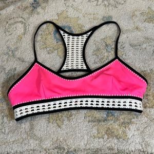 Victoria’s Secret, The Surf Crochet Bralette Bikini Top, So Cool Paired w/Black!